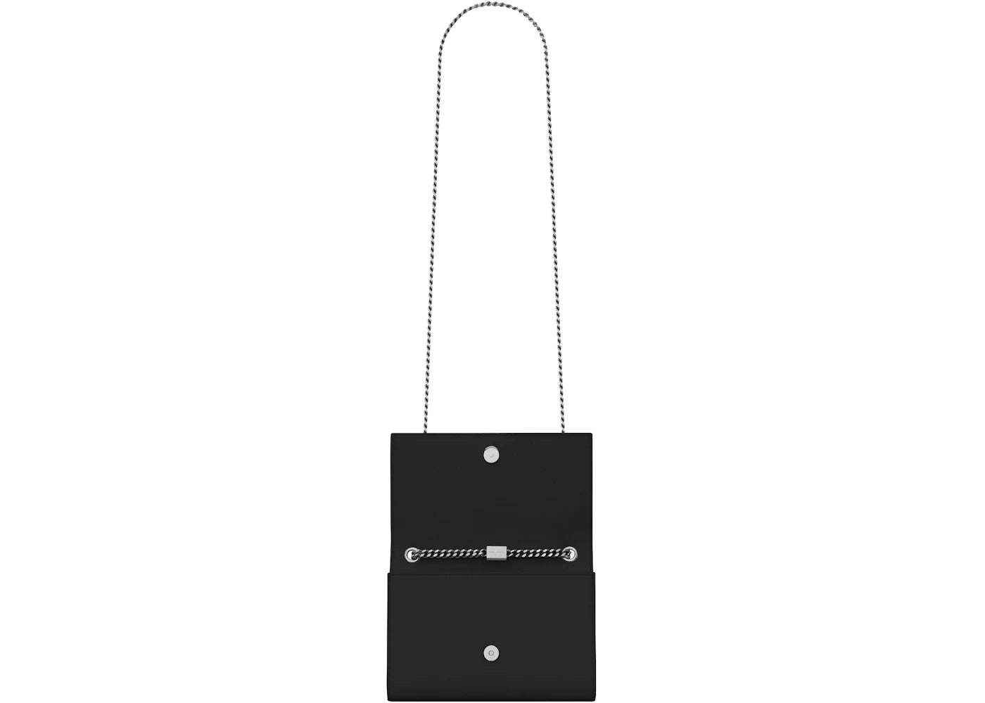 Saint Laurent Kate Chain Bag Small Grain De Poudre Embossed Black - vue secondaire B