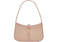 Saint Laurent Le 5 A 7 Mini Hobo Bag In Smooth Leather Rosy Sand