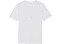 Saint Laurent Logo Rive Gauche T-shirt White/Black