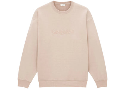 Saint Laurent Logo Sweatshirt Pink - apparel view 2