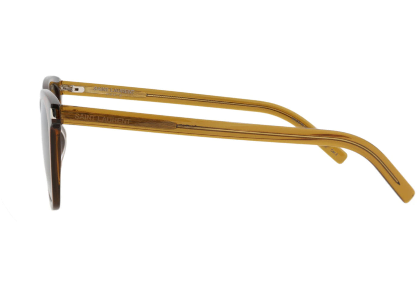 Saint Laurent Square-Frame Recycled Acetate Sunglasses Brown Brown Brown (SL716SLIM-30015807-005) - vue secondaire B