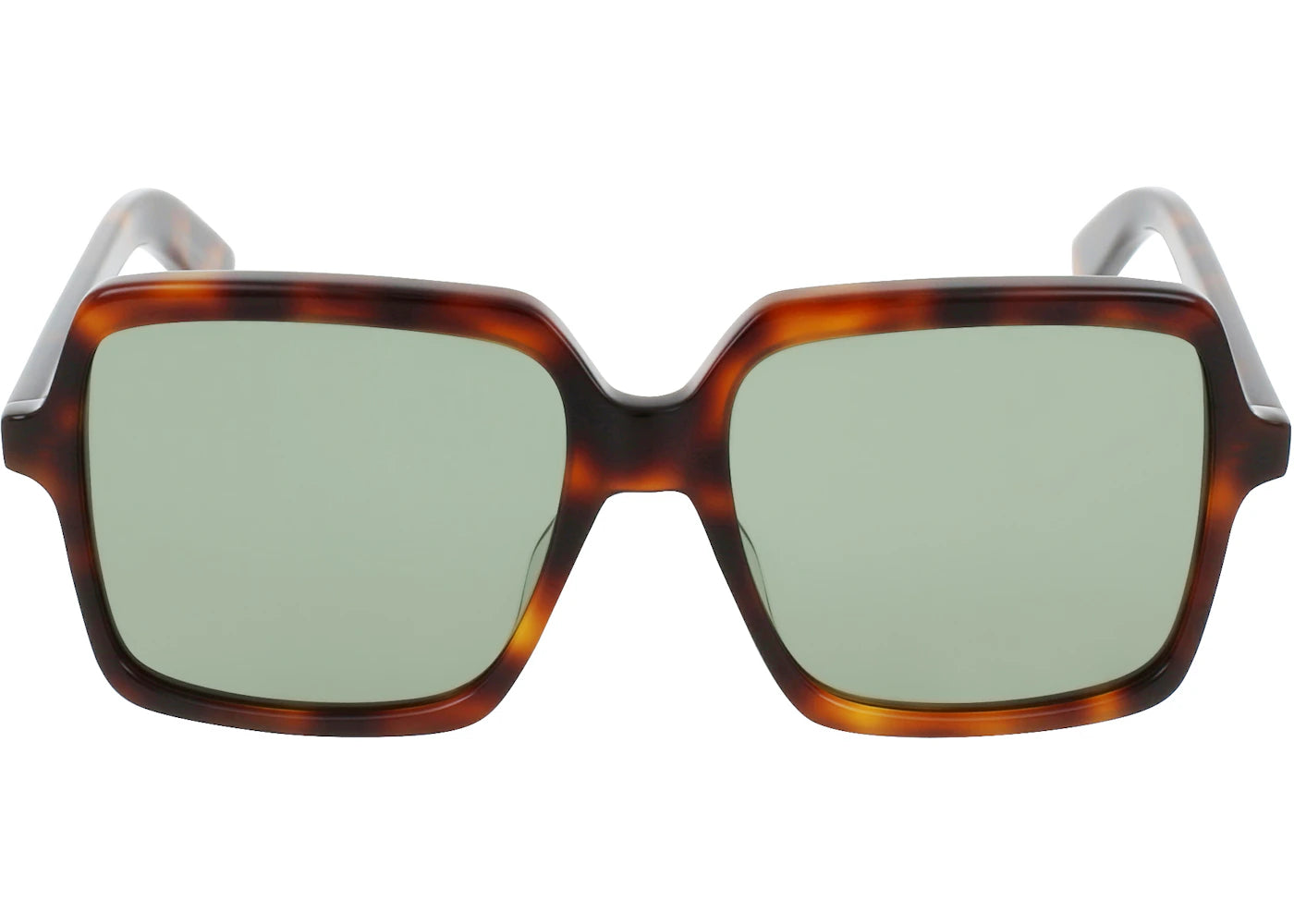 Saint Laurent Square Sunglasses Havana/Havana/Green (SL174-30001575-002) - vue secondaire B