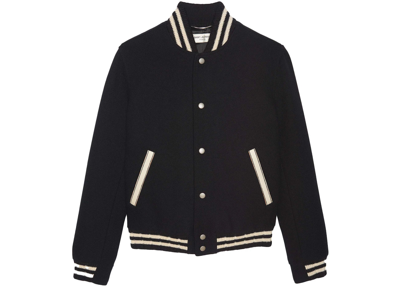 Saint Laurent Teddy Jacket Black - vue secondaire B
