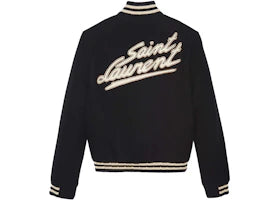 Saint Laurent Teddy Jacket Black - vue 360