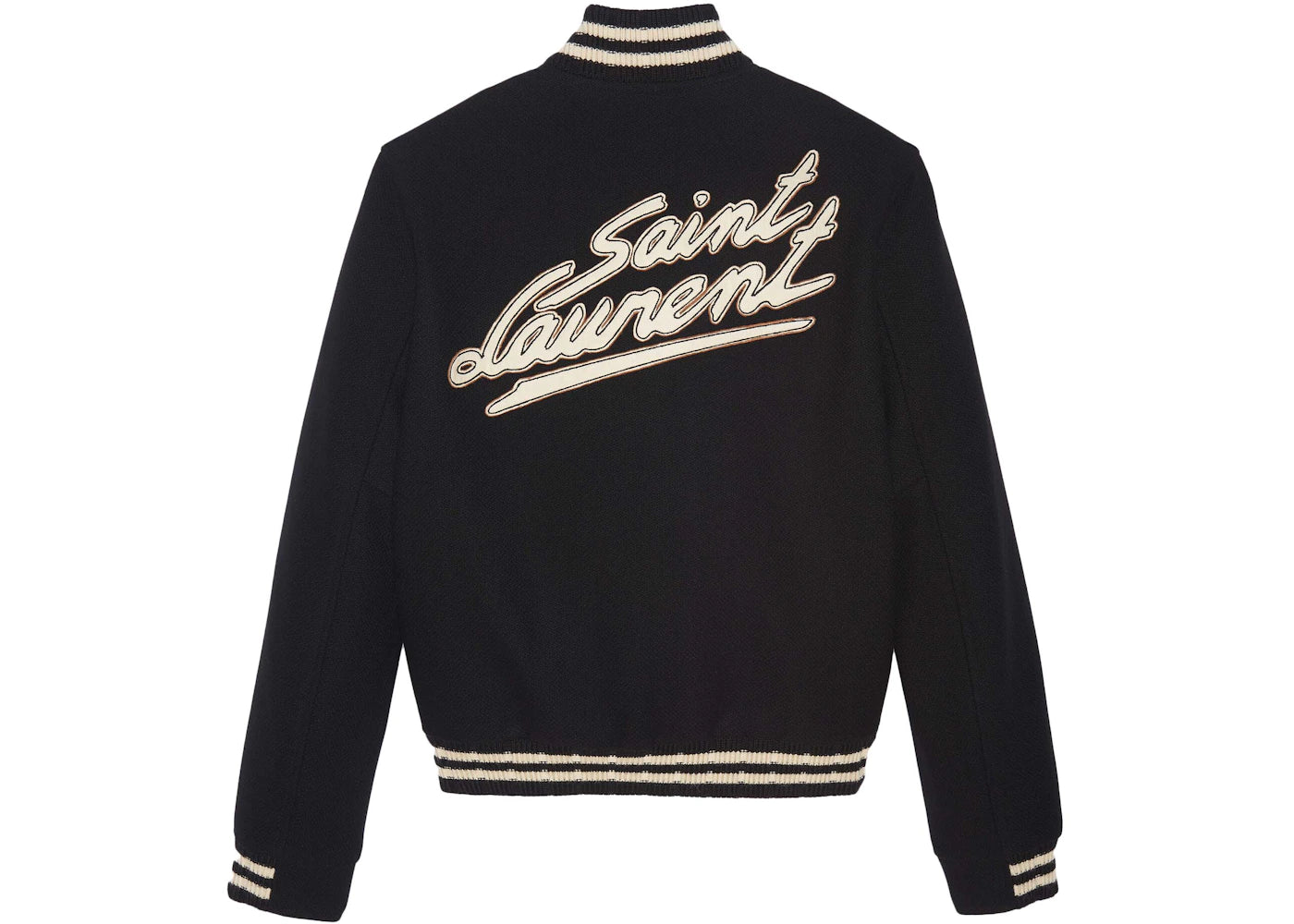 Saint Laurent Teddy Jacket Black - vue secondaire A