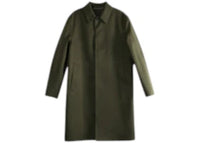 Saint Laurent Thermal Waterproof Raincoat Vert Fonce
