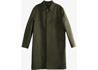 Saint Laurent Thermal Waterproof Raincoat Vertfonce