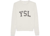 Saint Laurent YSL Vintage Sweatshirt Dirty Ecru