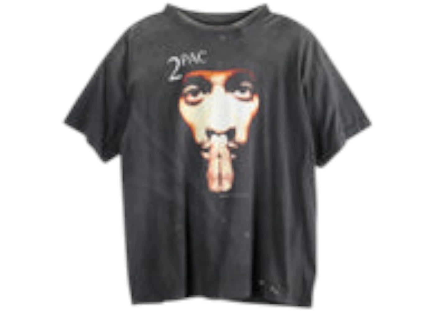 Saint Mxxxxxx 2Pac SS T-shirt Black - vue 360