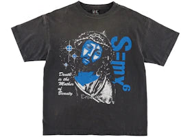 Saint Mxxxxxx Death is MTHR T-Shirt Vintage Black