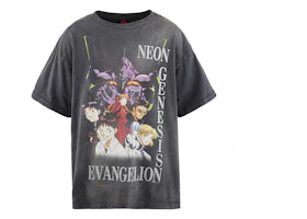 Saint Mxxxxxx Evangelion Neon Genesis Tee Black - vue 360