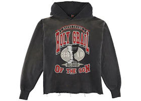 Saint Mxxxxxx x Denim Tears Holy Grail Hoodie Vintage Black