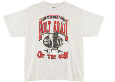 Saint Mxxxxxx x Denim Tears Holy Grail T-Shirt Vintage White