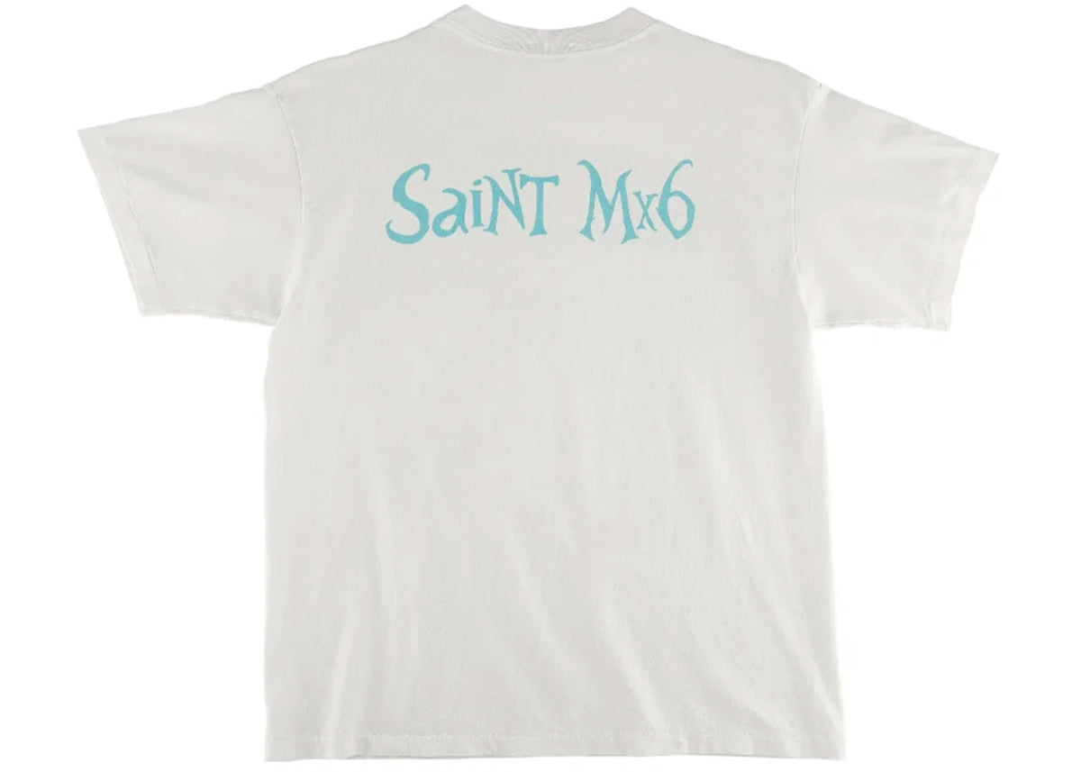 Saint Mxxxxxx x Disney Alice in Wonderland T-Shirt White - vue secondaire B