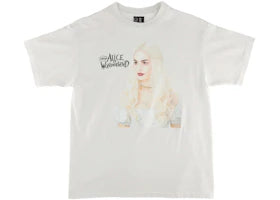 Saint Mxxxxxx x Disney Alice in Wonderland T-Shirt White - vue 360