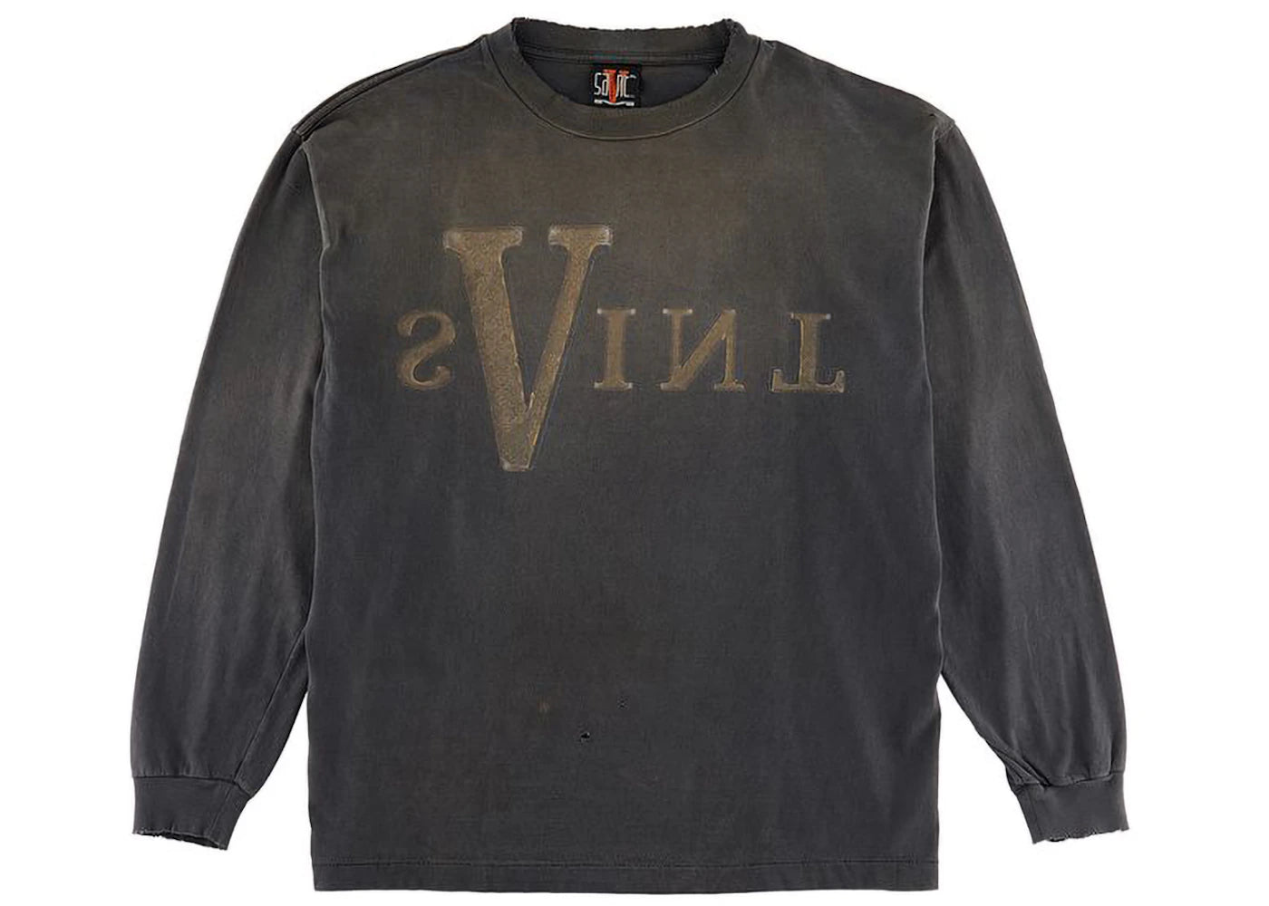 Saint Mxxxxxx x VLONE Maria L/S T-Shirt Vintage Black - vue secondaire A
