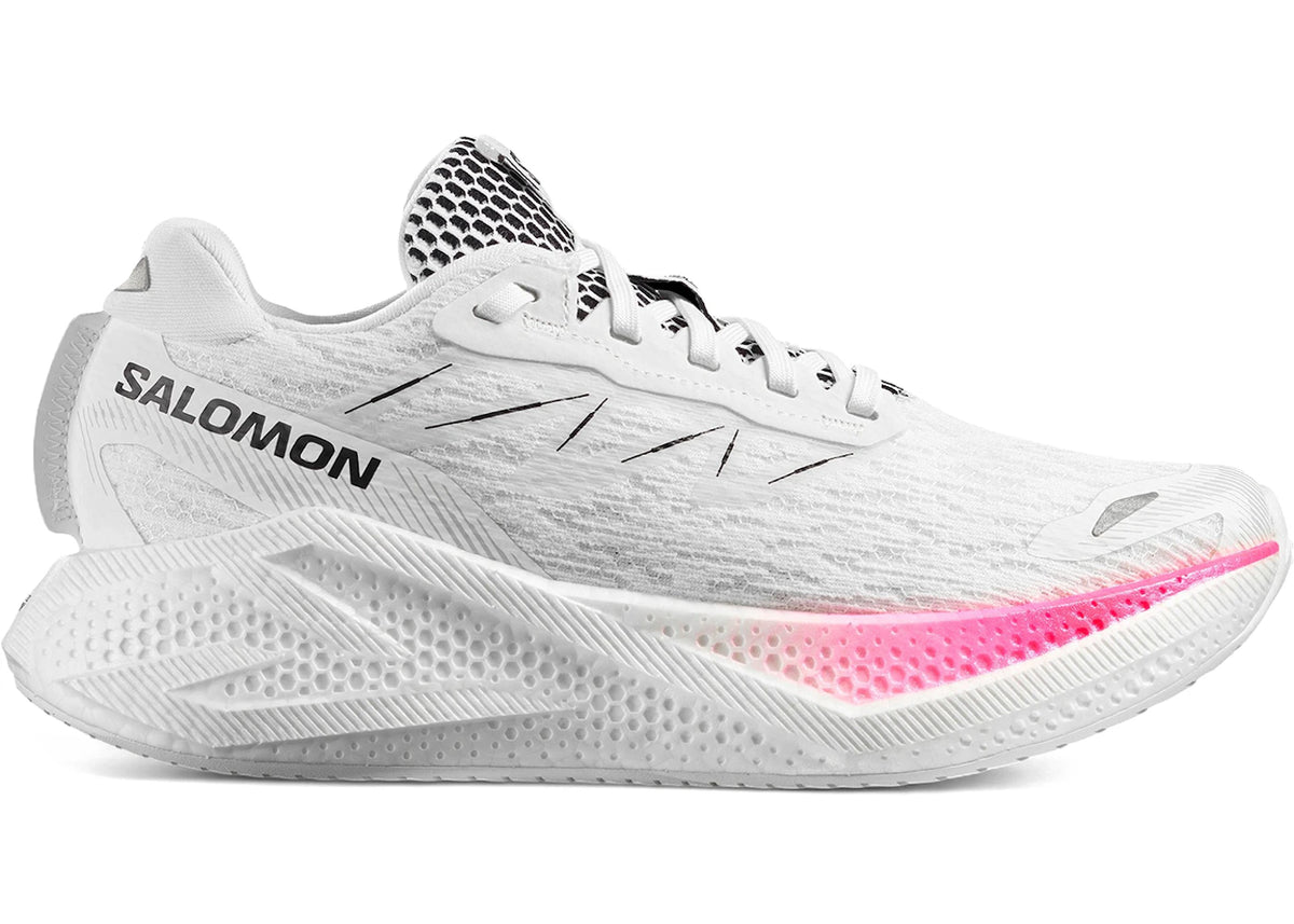 Salomon Aero Glide 4 White Black Pink (Women's) - vue secondaire A