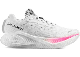 Salomon Aero Glide 4 White Black Pink (Women's) - vue 360