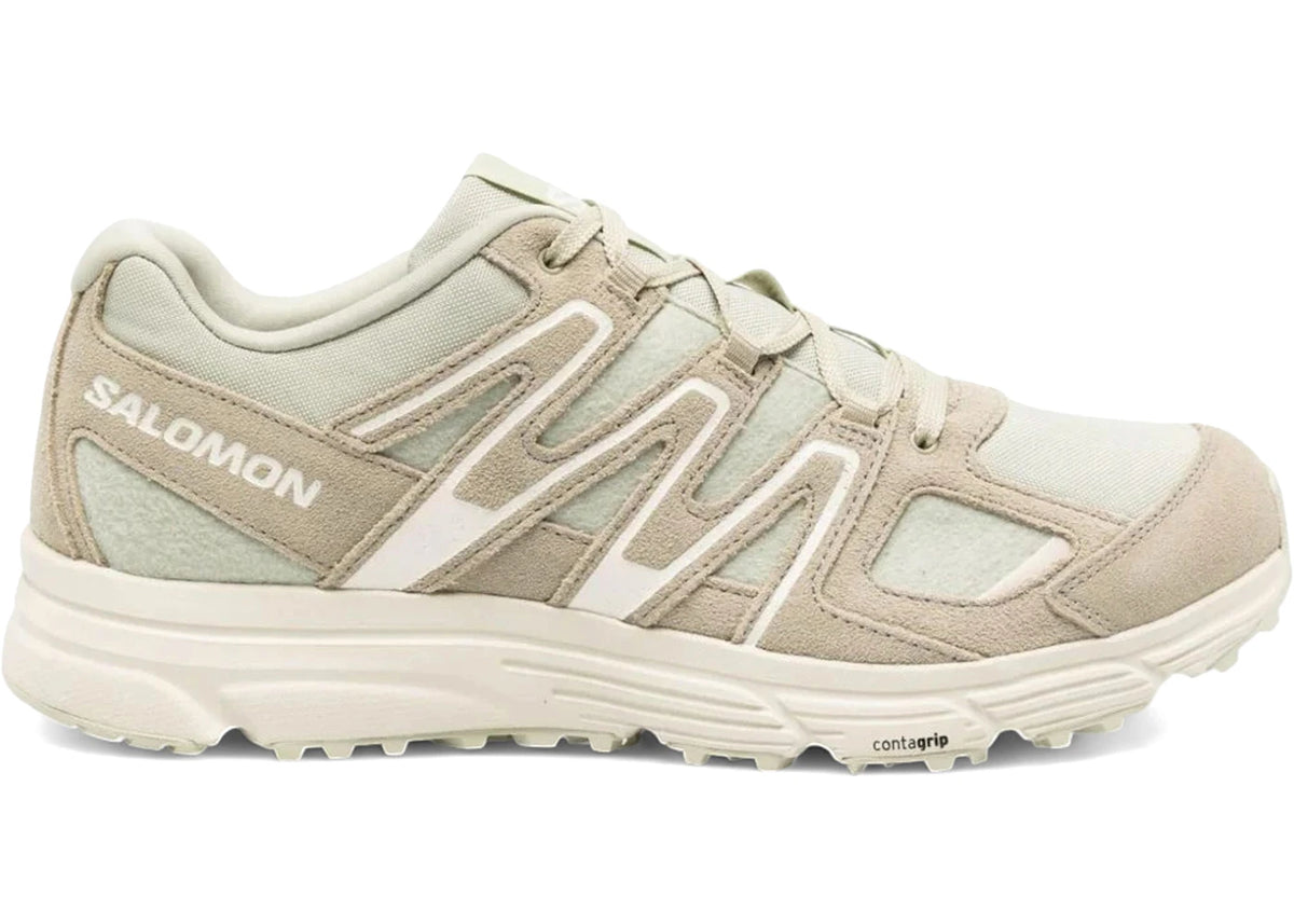 Salomon X-Mission 4 Suede Aloe Wash Alfalfa - vue 360