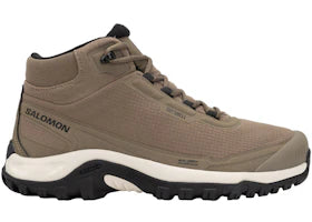 Salomon Shelter Waterproof Stone Grey Black Rainy Day - vue 360
