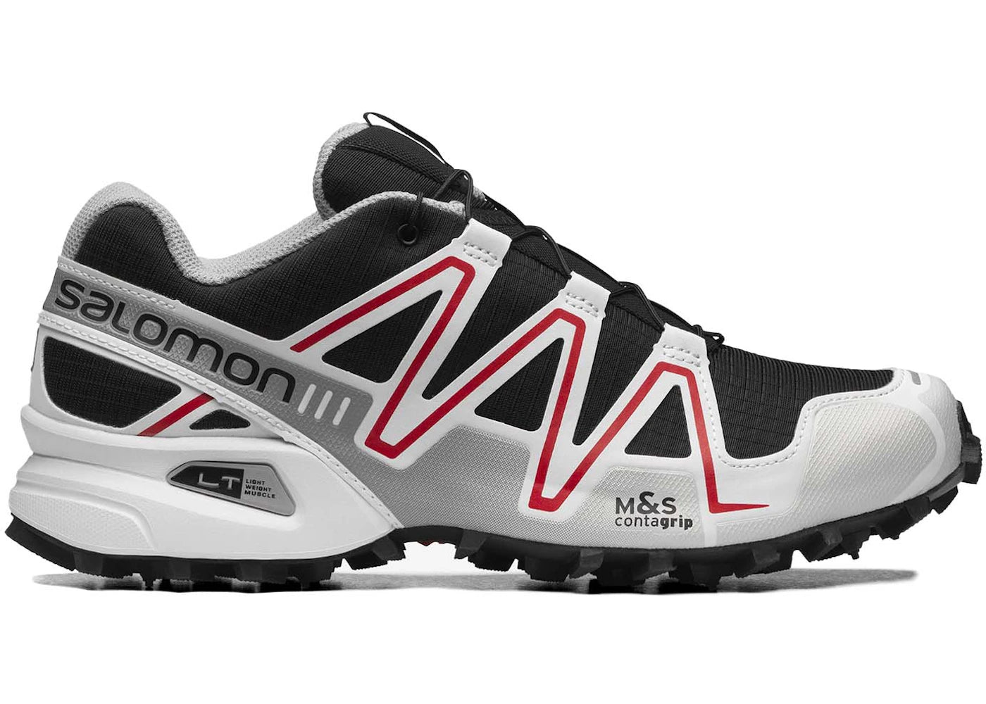 Salomon Speedcross 3 Gradient Black White Goji Berry - vue secondaire A