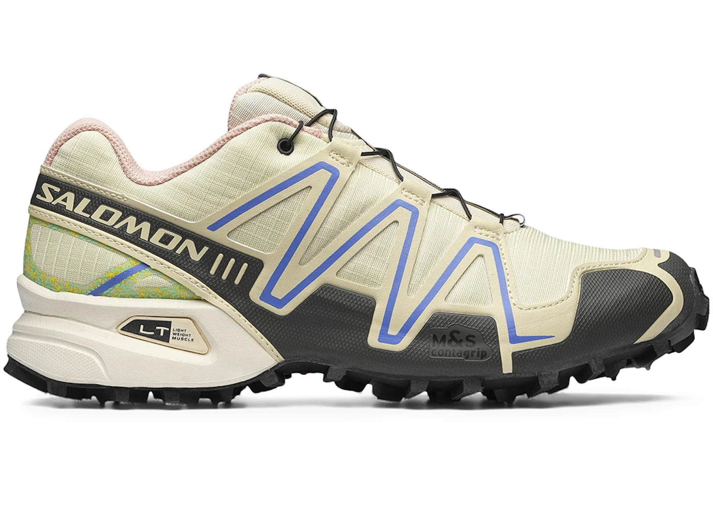 Salomon Speedcross 3 Mindful Moth Vanilla Ice Granada Sky - vue secondaire A