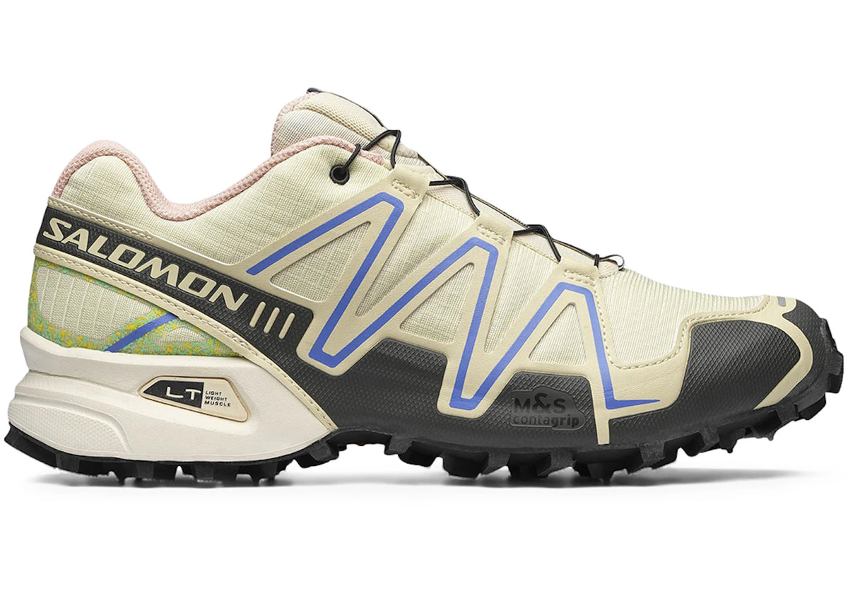 Salomon Speedcross 3 Mindful Moth Vanilla Ice Granada Sky - vue 360