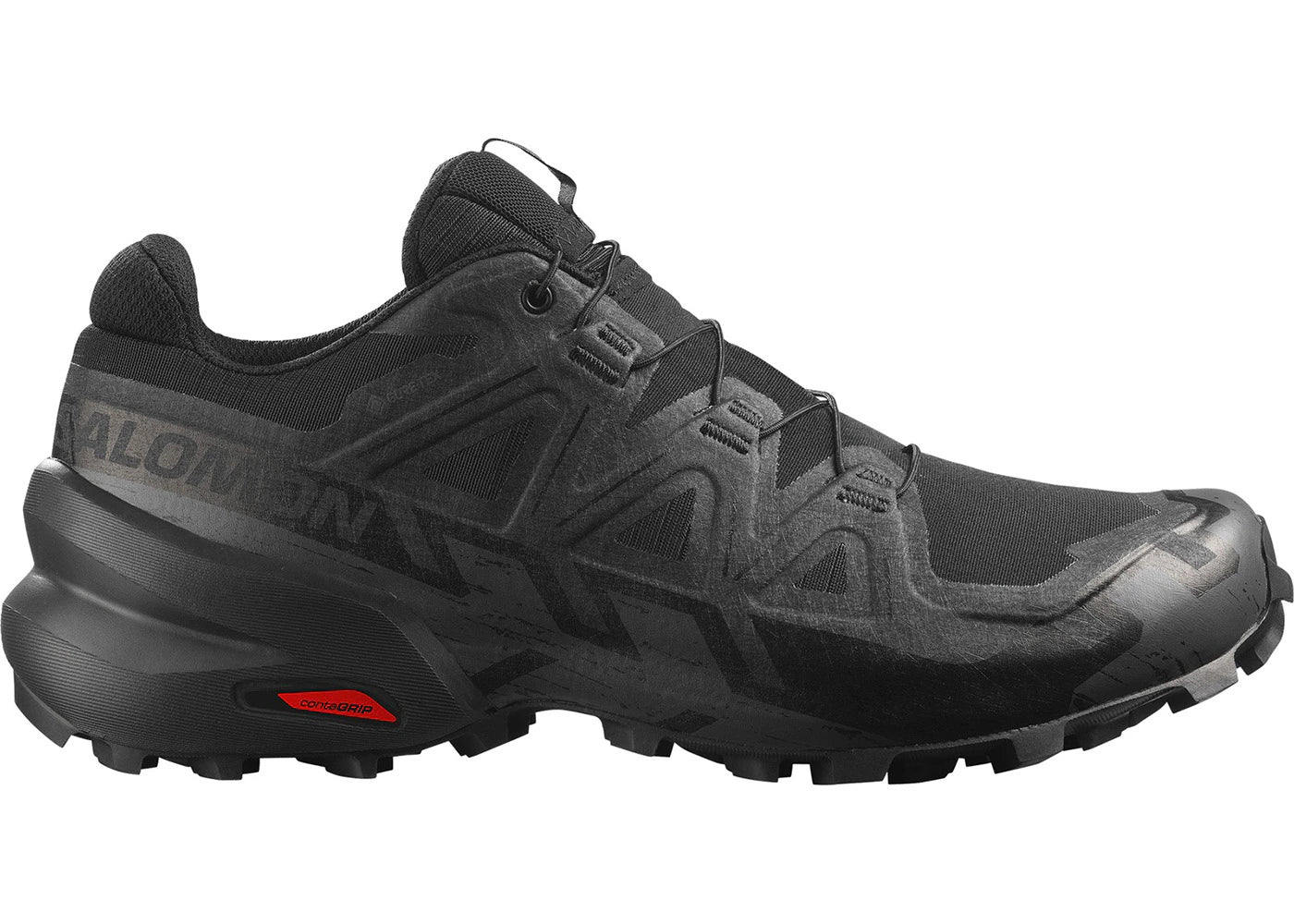 Salomon Speedcross 6 Gore-Tex Black Phantom - vue 360
