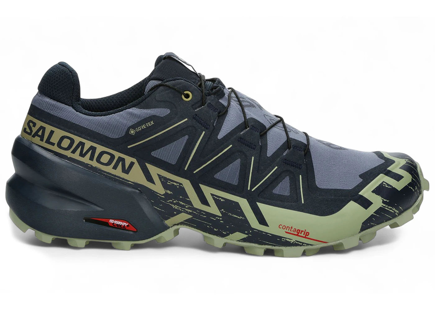 Salomon Speedcross 6 Gore-Tex Grisaille Carbon Tea - vue 360