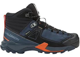 Salomon X Ultra Alpine Mid Gore-Tex Blue Nights Black Red Orange - authentic Salomon sneakers