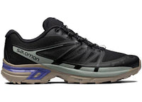 Salomon XT-Wings 2 Black Khaki Aqua Grey Purple