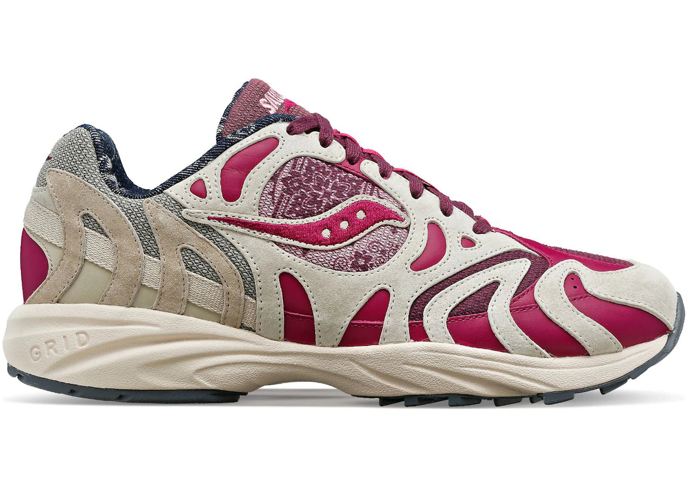 Saucony Grid Azura 2000 Northern Soul Paisley - vue secondaire A