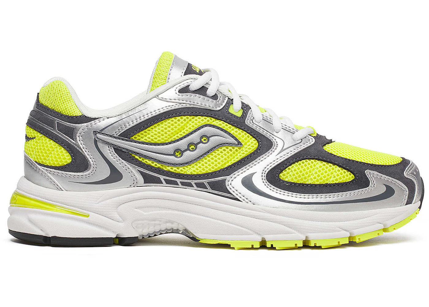 Saucony Grid Jazz 9 Yellow Silver - vue 360