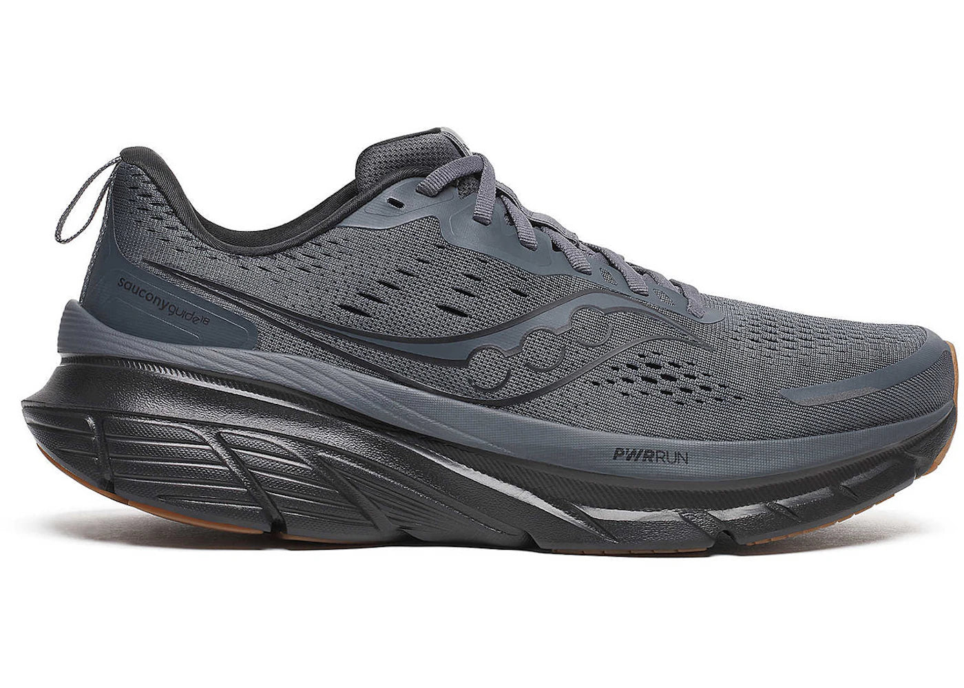 Saucony Guide 18 Shadow Gum - vue 360