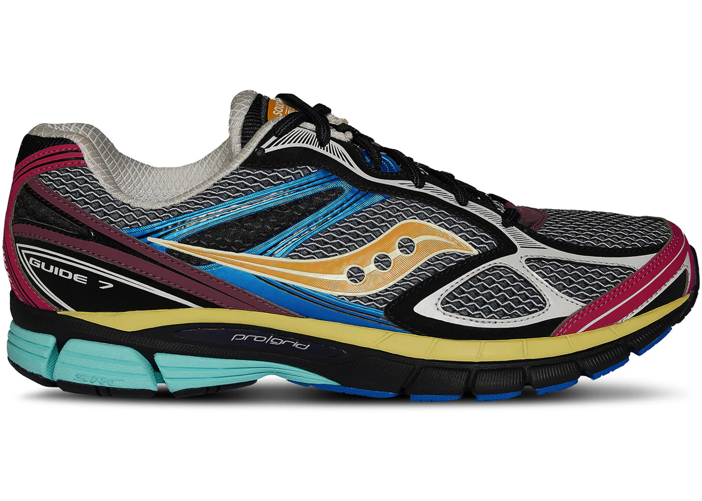 Saucony Guide 7 Black Multi - vue 360