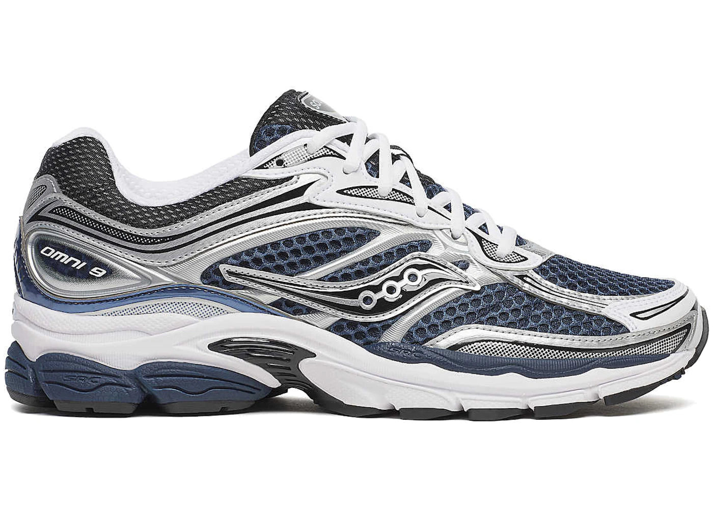 Saucony ProGrid Omni 9 Deep Navy - vue 360