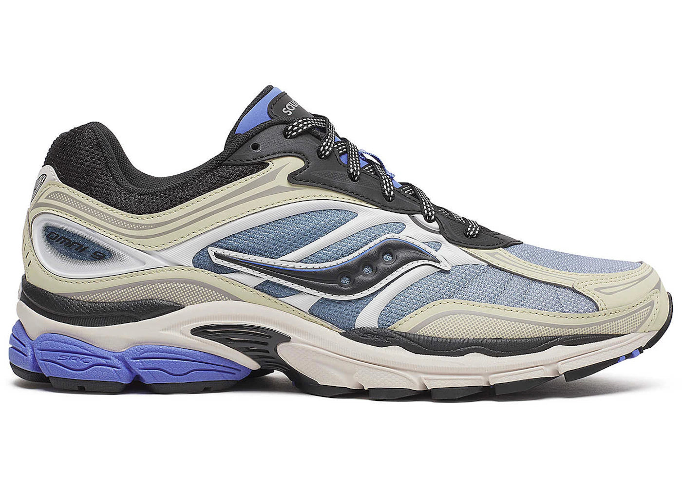 Saucony ProGrid Omni 9 Fade Pack Blue - vue 360
