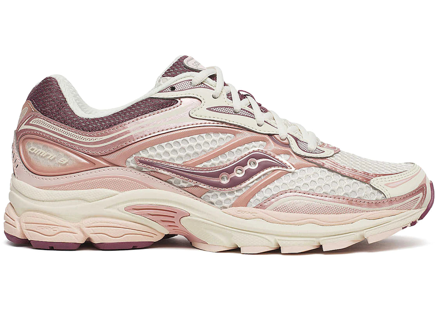 Saucony ProGrid Omni 9 Ivory Peony - vue 360