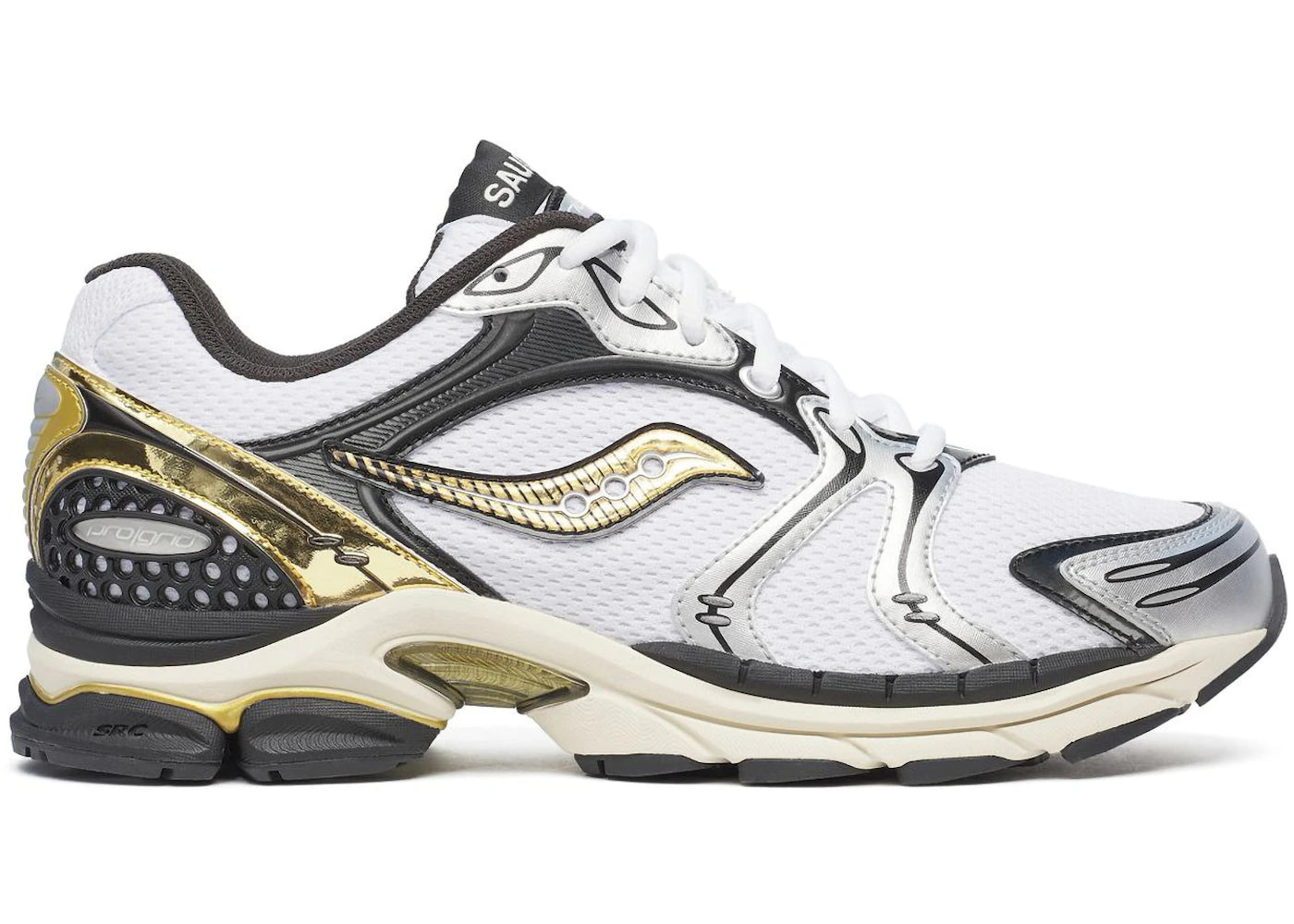 Saucony ProGrid Triumph 4 CS Gold Chrome - vue 360