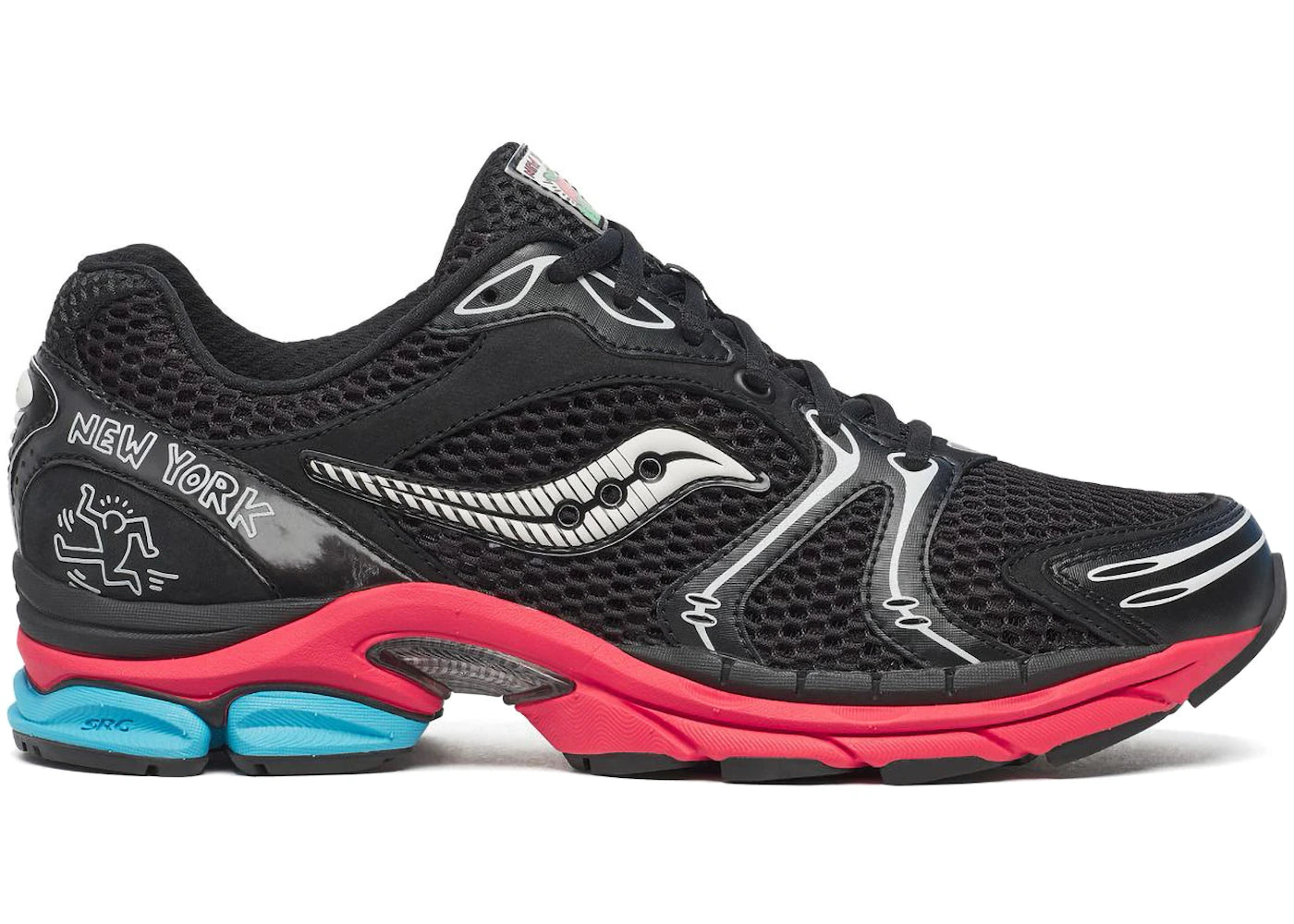 Saucony ProGrid Triumph 4 Keith Haring NYC Marathon - vue 360