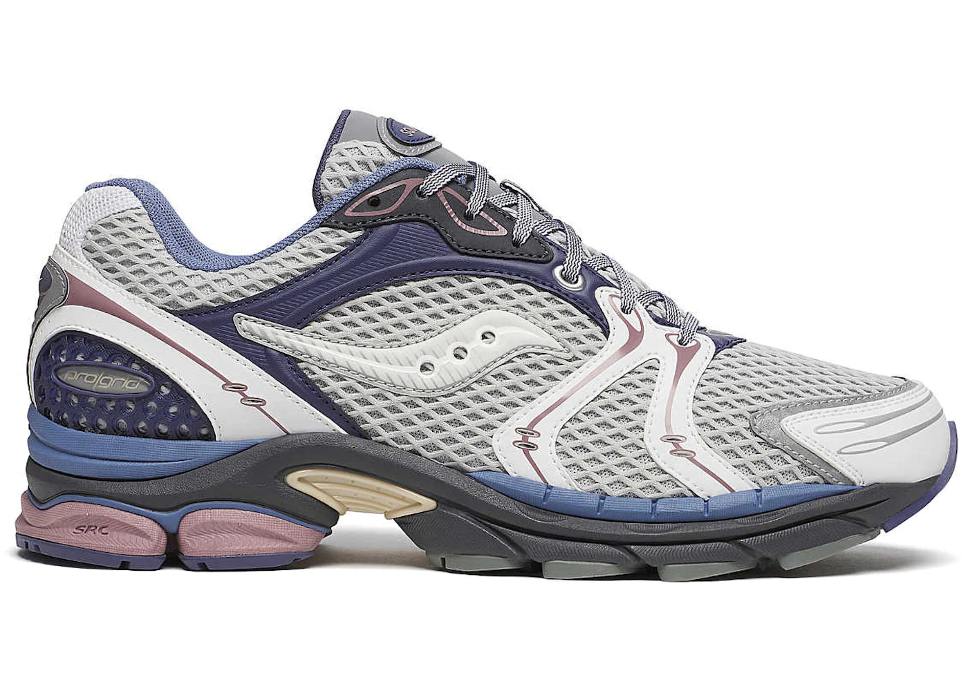 Saucony ProGrid Triumph 4 Trail Pack White Blue - vue 360