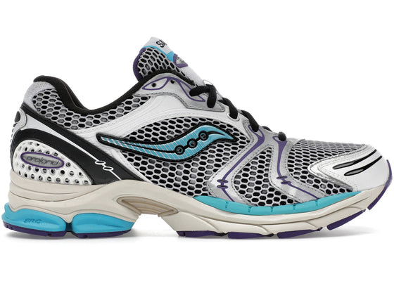 Saucony ProGrid Triumph 4 White Blue sneakers - authentic Saucony shoes