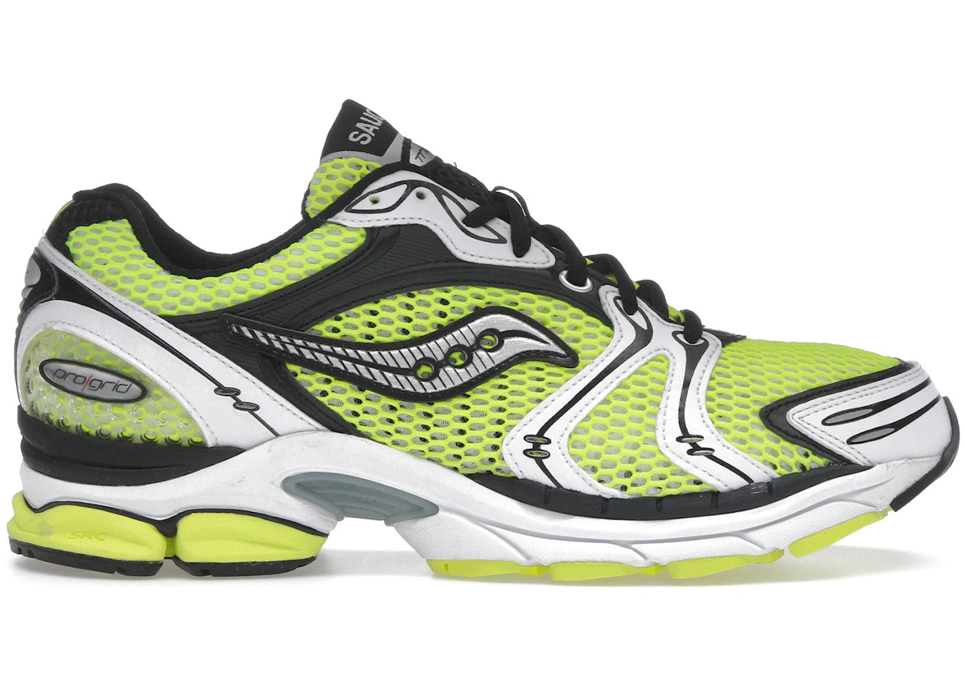 Saucony ProGrid Triumph 4 Yellow Silver - vue 360