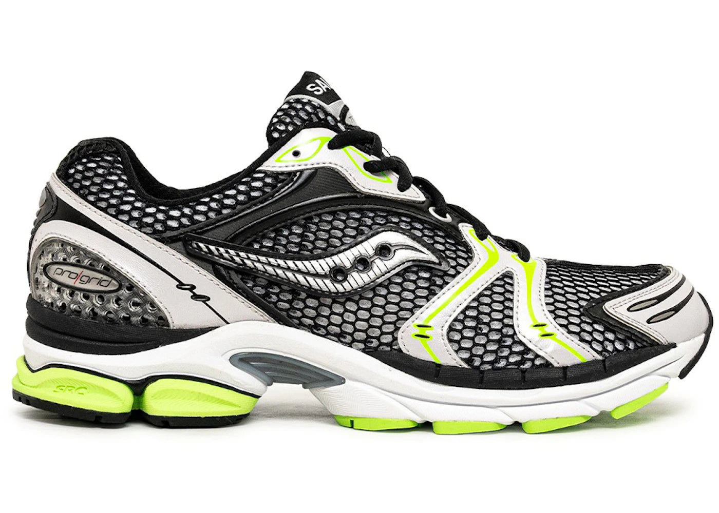 Saucony ProGrid Triumph 4 Black Speed Green - vue 360