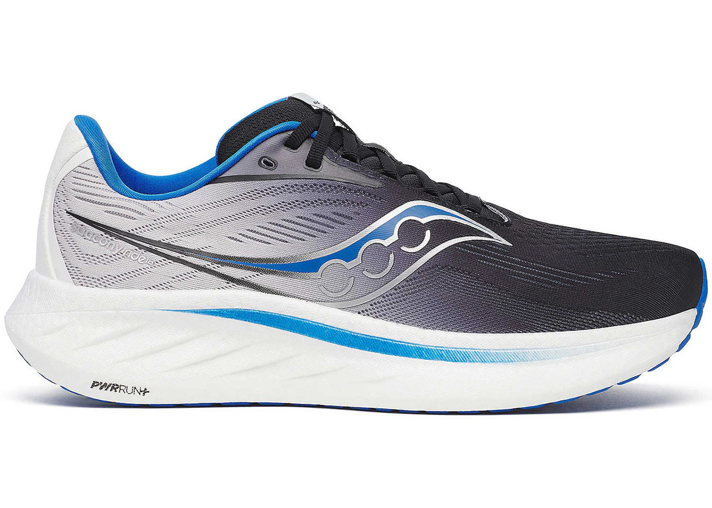Saucony Ride 18 Black Skydiver - vue secondaire A