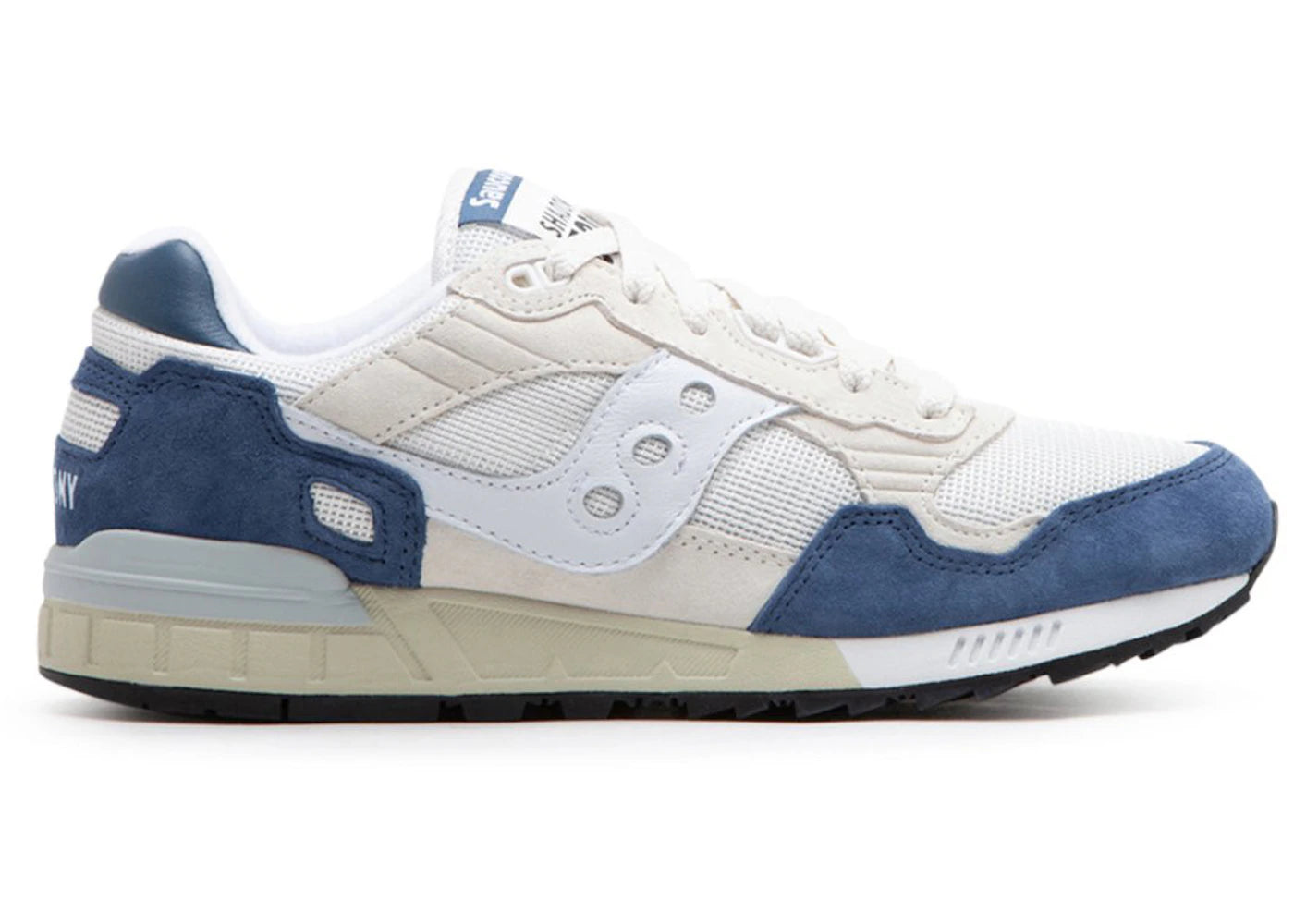 Saucony Shadow 5000 White Blue - vue 360