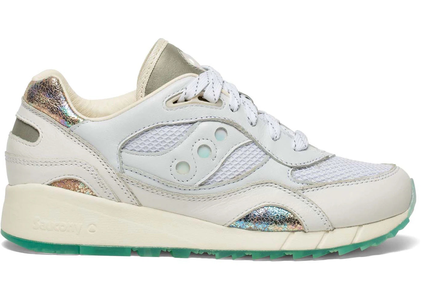 Saucony Shadow 6000 Pearl White - vue 360