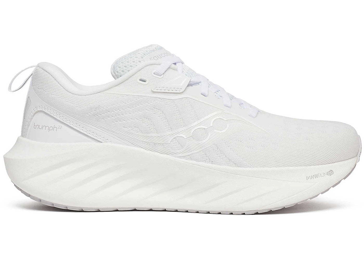 Saucony Triumph 22 White (Women's) - vue 360