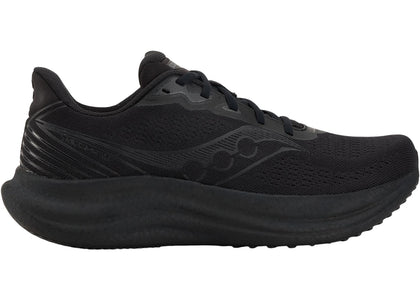 Saucony Triumph 23 Triple Black - sneakers view 2