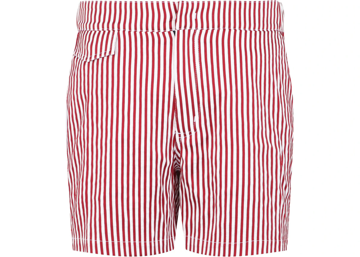Slowear Incotex Mare Swim Trunks Dark Red - vue secondaire A